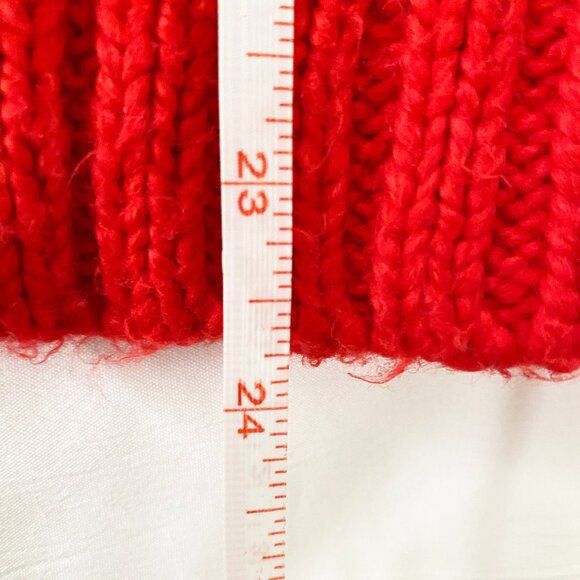 Fuzzy Bright Red Aerie Sweater - Perfect for Valentine's Day! - Picture 4 of 10